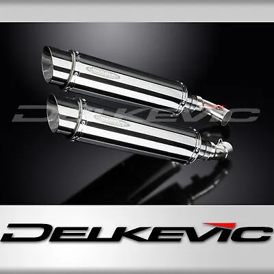 DUCATI MONSTER 696 2008-2014 350mm ROUND STAINLESS BSAU SILENCER EXHAUST KIT • $492.54