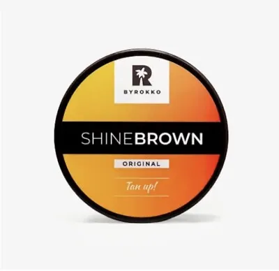 Byrokko SHINE BROWN Original Tanning Cream Accelerator Sunbed Outdoors Sun 190ml • £12.99