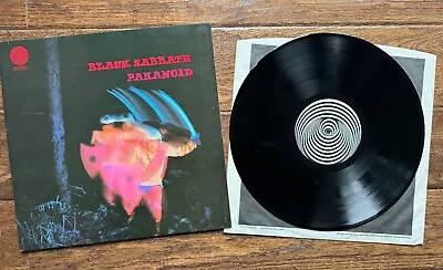 BLACK SABBATH Paranoid 1970 UK Vinyl LP  Ozzy Osbourne Small Swirl Vertigo • $260