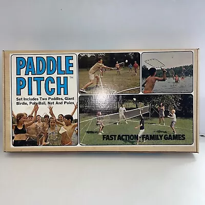 RARE Vintage PADDLE PITCH Lawn Game 60’s-70s  Unused With Original Box Nice NOS • $59