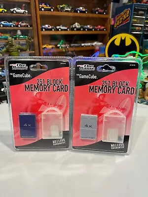 Mad Catz Brand Nintendo GameCube Memory Card 4X Block  Purple & Gray New Sealed • $20