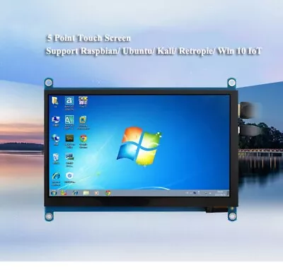 7'' 1024x600 IPS HDMI Monitors Touch Screen Raspberry Pi Display USB Screen • $42.99