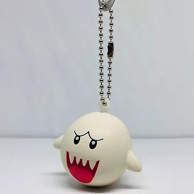 Bandai 2008 Nintendo Super Mario Galaxy Fluffy Mascot Keychain Boo • $29.99