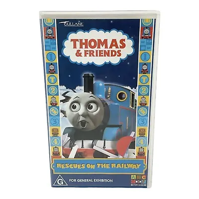 Thomas And Friends VHS Rescues On The Railway Video Vtg 2000's Tested Working • $34.99