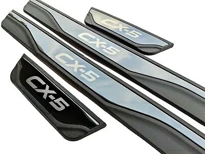 For Mazda CX-5 2022 Car Accessories Door Sill Protector Scuff Guard Sticker Trim • $41.98