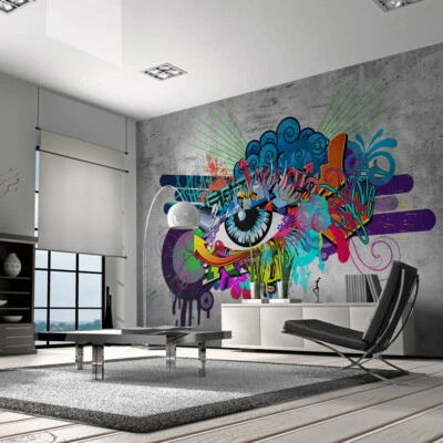£46.99 • Buy GRAFFITI STREET URBAN Photo Wallpaper Art Wall Mural Home Decoration 10110905-10