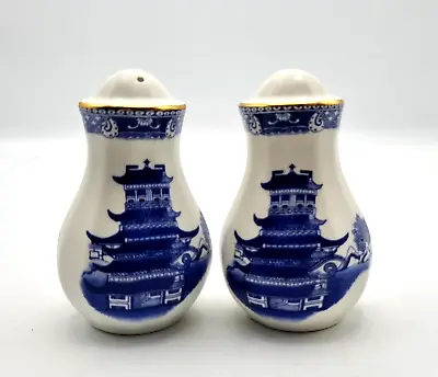 Ringtons Wade Salt And Pepper Shakers Willow Pattern Cruet Set Boxed • £14.41