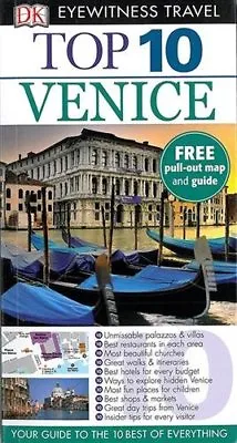 DK Eyewitness Top 10 Travel Guide: Venice By Gillian Price. 9781409369479 • £2.51