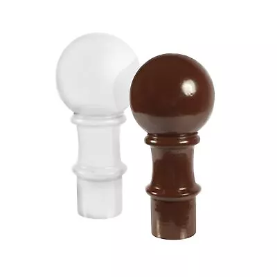 £101.53 • Buy Sunwood Ball Finial Ridge End Aluminium Powder-coated Timber Roof Capping