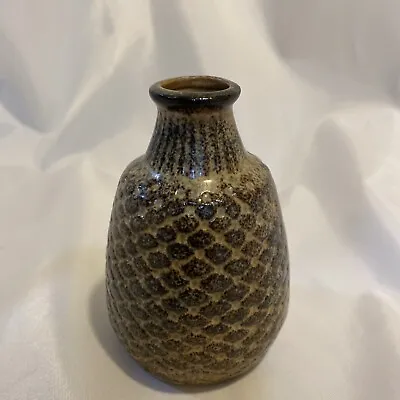 VTG Paul Marshall Brown Ceramic 4.25  Bud Vase  - Made In Japan • $8.75