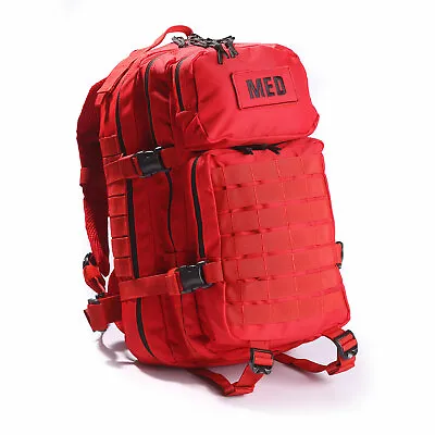 NEW Elite First Aid Tactical Medical EMS Trauma MOLLE Backpack Bag MEDIC RED • $79.95