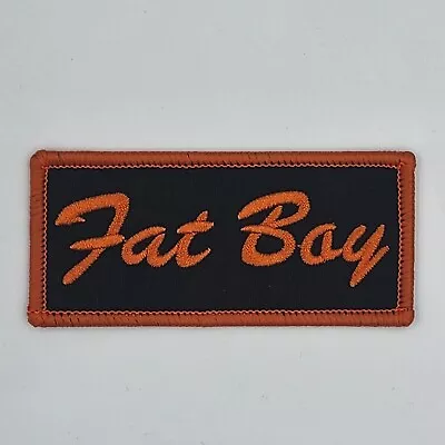 Fat-boy Harley Davidson Biker Patch Iron / Sew On  • $8.50