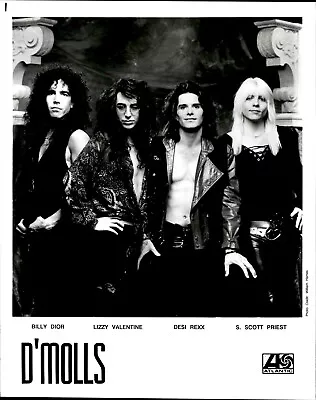 LD315 1990 Original William Hames Photo D'MOLLS 777 American Heavy Metal Band • $20