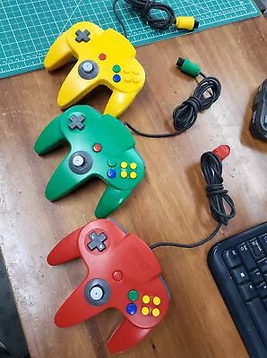 Genuine Nintendo 64 N64 Color Controller (Random Color) • $39.50