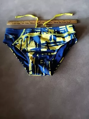 Speedo Diving Swim Brief Power Flex Eco Mens Size 28. • $12.50