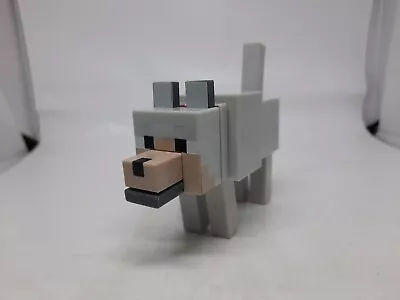 Minecraft Mattel 2015 Survival Mode Tame-Able Wolf 5  Action Figure No Bone • $18.24