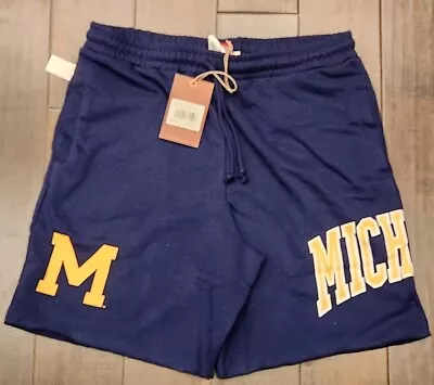 Mitchell & Ness Michigan Wolverines Game Day Blue Shorts - Men's Small • $49