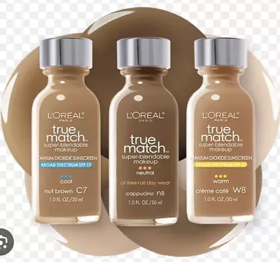 L'Oreal Paris True Match Super Blendable Foundation Makeup ~ You Choose ~ READ • $6.95