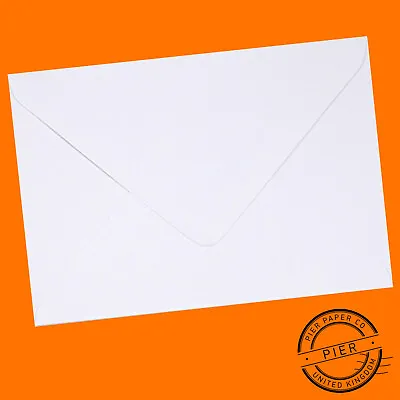 50 X White C5 Premium 100gsm Wedding Style Envelopes 162 X 229mm - Pier Paper Co • £6.65