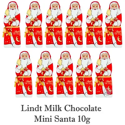 Lindt Milk Chocolate Mini Teddy Bears Reindeer Santa Snowman Christmas Treat 10g • £7.99