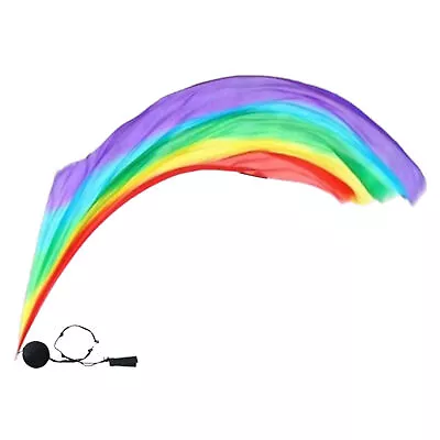 Dance Silk Veil Colorful Silk Poi Flags With Poi Ball Elegant Belly • $17.53