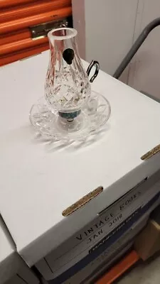 Waterford Lismore Crystal Candle Lamp - Excellent! • $199