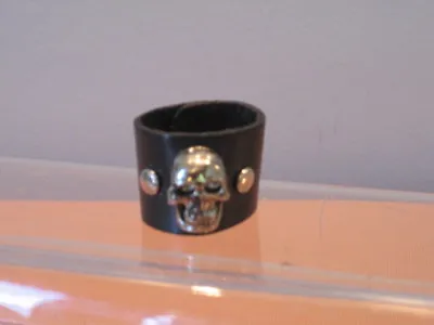 NOS Punk Black Skull Metal Monster Goth Finger Ring Horror Pirate Skeleton 10.5 • $9.99