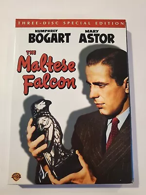 The Maltese Falcon (DVD 3-Disc Set Special Edition) Humphrey Bogart  Mary Astor • $11.88