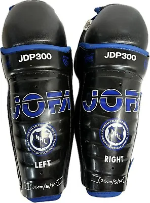 JOFA JDP300 Hyper X Hockey Shin Guards Size 14  Inch Pads Ice Sr Senior Guard • $34.99
