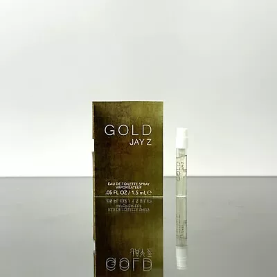 GOLD JAY Z By JAY-Z Men COLOGNE .05oz-1.5ml Spray Travel Sample Vial (C79 • $9.95