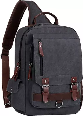 Sling Bag For Men Women Sling Shoulder Bag Cross Body Messenger Laptop Bag • $45.48