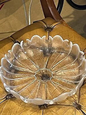 Dartington Lead Crystal Platter Serving Dish • £15