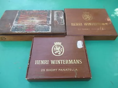 Vintage Henry Wintermans X 2 El Escentio Cigar Box - Empty • $20