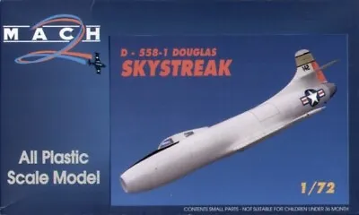 Mach 2  1/72 D558-1 Skystreak Turbo Jet Exp Research Usn Aircraft | 43 • $36.99