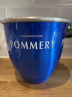 Champagne Ice Bucket Pommery Champagne Cooler Bucket Metal • £24.99