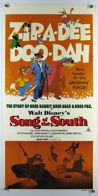 $16.17 • Buy SONG OF THE SOUTH Disney Animation/Live Action AUS DAYBILL 1946/RR1974