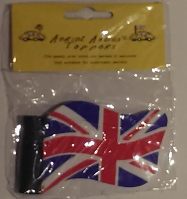 Coronation King Charles Union Flag GB Union Jack Flag Car Aerial Topper Inc. P&p • £4.99