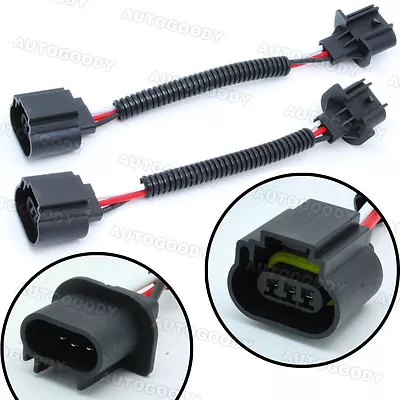 H13 / 9008 Wiring Harness Socket Connector Plug Extension For Headlight Fog HID • $10.88