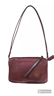 Vintage Coach Basic Bag Shoulder Clutch 9455 ~ Red ~ Bonnie Cashin • $178