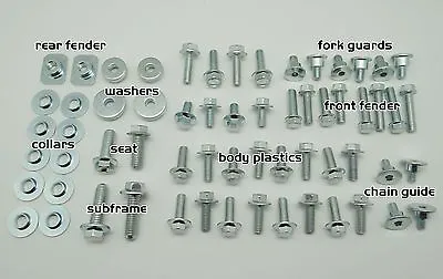 Body Bolt Kit Yamaha Yz Yzf Plastics Fenders 80 85 125 250 250f 400 426 450 • $24.95