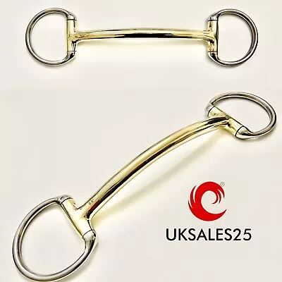 Eggbutt Straight Bar Mullen Mouth Snaffle Bit (UKSALES25®) *SAME DAY DISPATCH* • $37.88