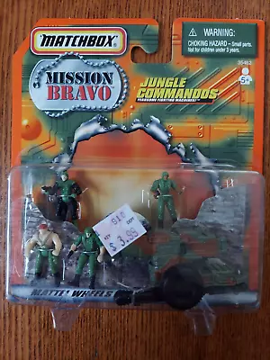 Matchbox Mission Bravo  Jungle Commandos  Fearsome Fighting Machines 35462 NIB • $20