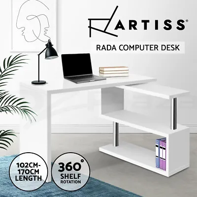 $137.96 • Buy Artiss Computer Desk Office Desk Study Corner Table L-shape Workstation Student