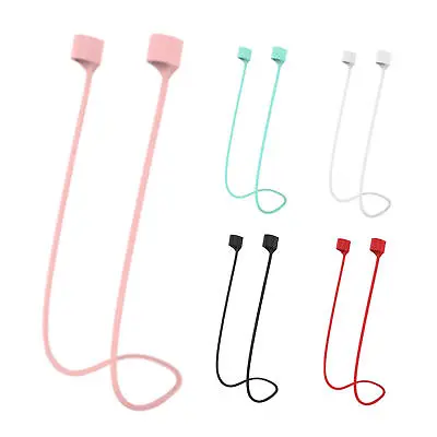 $10.89 • Buy Magnetic Silicone Anti Lost Loop Neck Strap Rope For Apple Airpods Earphone