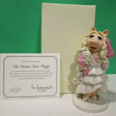 LENOX THE DIVINE MISS PIGGY - Muppets - NEW In BOX With COA • $99.95