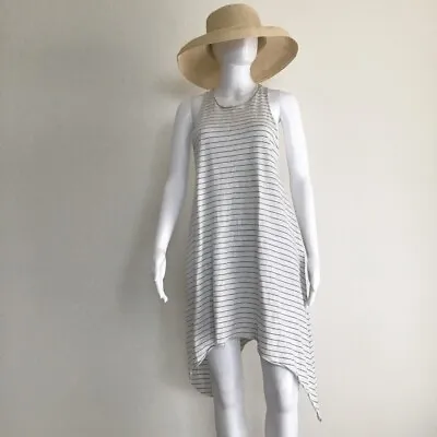 Viktoria & Woods Striped Asymmetrical  Dress / Size 1 / 100% Organic Cotton • $39