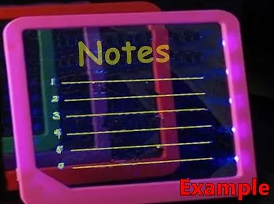 Darice® Light Up Message Board With Pen PINK 5.6  X 7  For MEMOS NOTES LISTS • $3.99