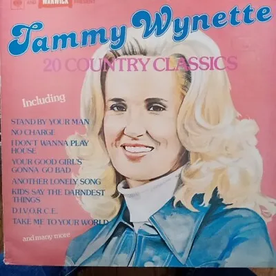 Tammy Wynette 20 Country Classics 1977 CBS Vinyl Album • £4.95