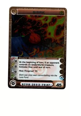 Chaotic Creature Card Danian Rare Bierk Max Energy • $3.50