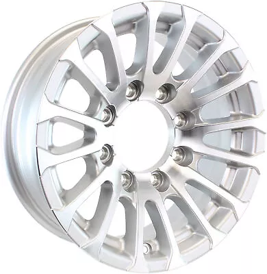 Aluminum Trailer Wheel 16X6 16 X 6 8 Lug 6.5 Center Avalanche Silver Rim • $119.97